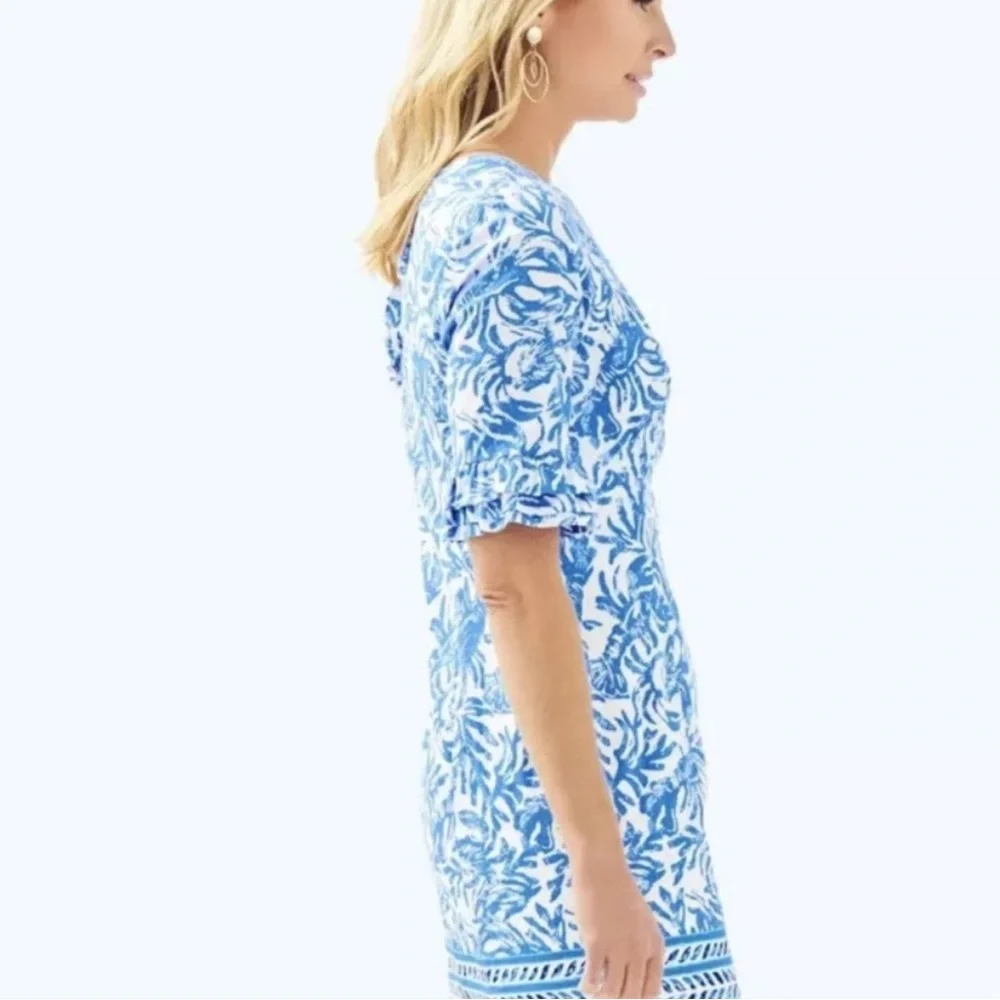 Lilly Pulitzer Blue Fiesta Stretch Dress - Picture 5 of 11